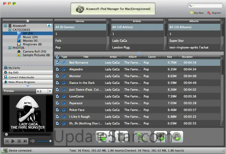 Aiseesoft iPod Manager for Mac 6.1.32