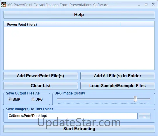 MS PowerPoint Extract Images From Presentations Software 7.0