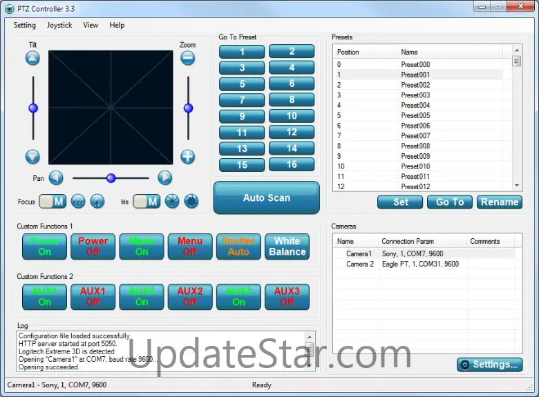 PTZ Controller 3.7.1069