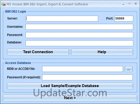 MS Access IBM DB2 Import, Export & Convert Software 7.0