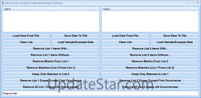 List Remove, Compare & Duplicate Manager Software 7.0