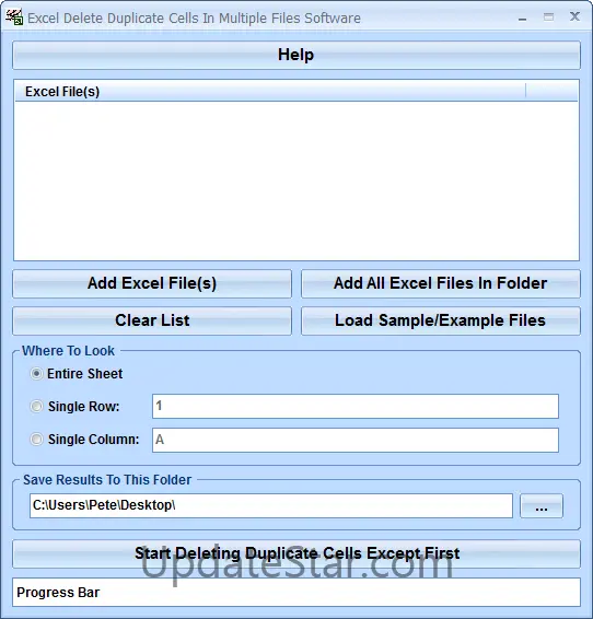 Excel Delete Duplicate Cells In Multiple Files Software 7.0