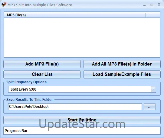 MP3 Split & Cut Multiple Files Software 7.0