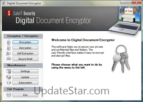 SafeIT Digital Document Encryptor 7.7.0.0