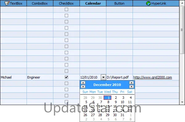 FlexCell Grid Control 7.0.4