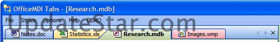 OfficeMDI Tabs 1.1