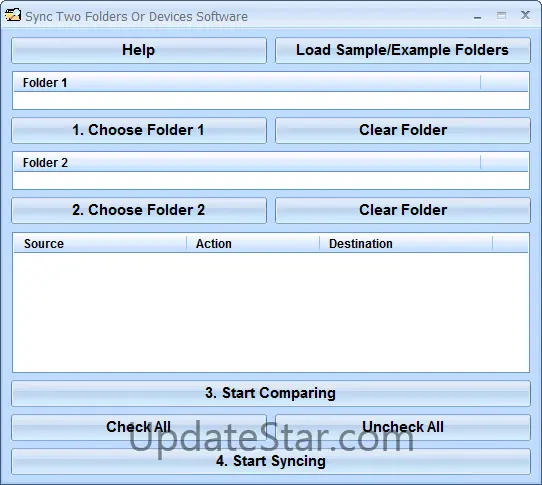 Compare & Sync Two File Folders Software 7.0