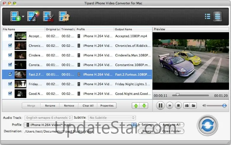 Tipard iPhone Video Converter for Mac 9.1.22
