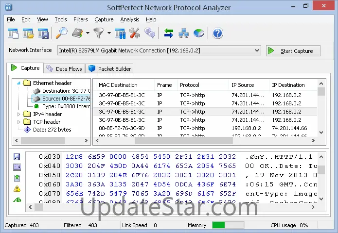 SoftPerfect Network Protocol Analyzer 2.9.1