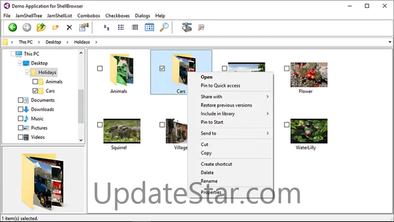 ShellBrowser Components for Delphi 10.4.2