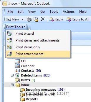 Print Tools for Outlook 2.0