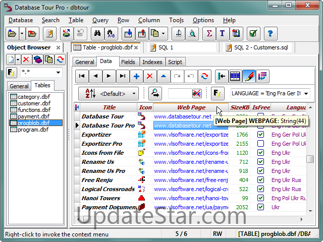 Database Tour 11.4.3.909