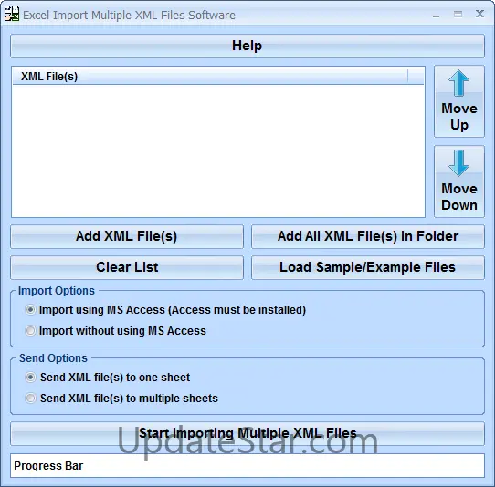 Excel Import Multiple XML Files Software 7.0