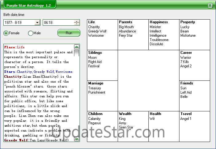 Chinese Purple Star Astrology 1.28