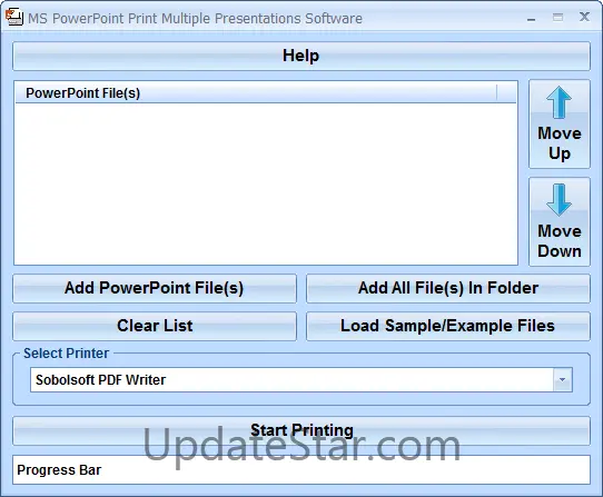 MS PowerPoint Print Multiple Presentations Software 7.0