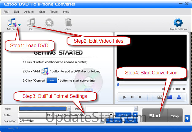 Eztoo DVD To iPhone Converter 1.0.2