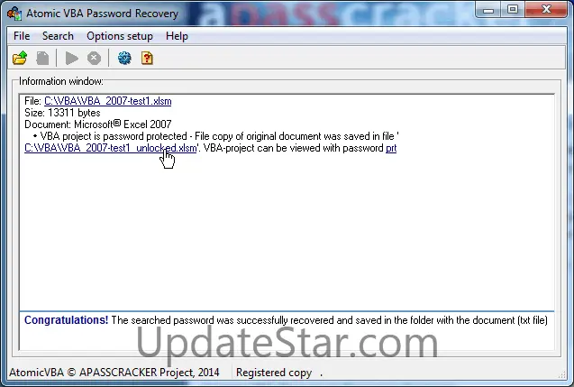 Atomic VBA Password Recovery 4.0