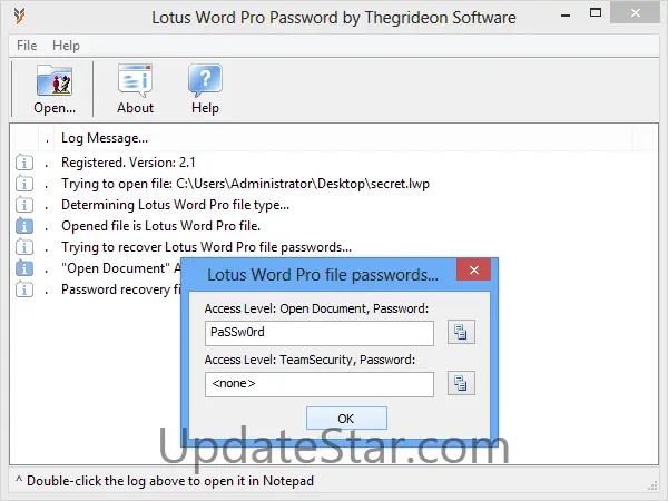 Lotus Word Pro Password 1.2