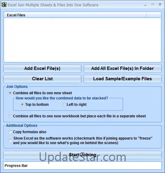 Excel Join (Merge, Combine) Multiple Sheets & Files Into One Software 7.0