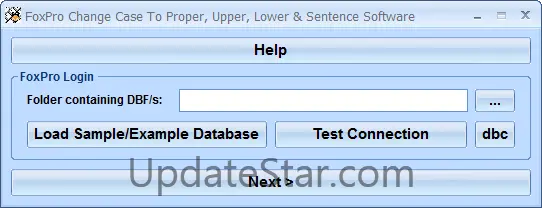 FoxPro Change Case to Proper, Upper & Lower Software 7.0
