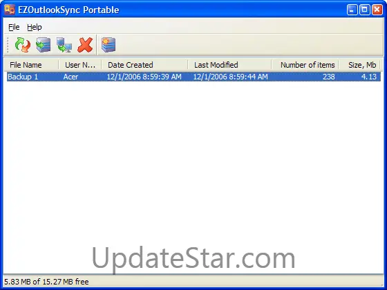 EZOutlookSync Portable 1.3