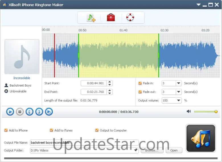 Xilisoft iPhone Ringtone Maker 3.0.2.527