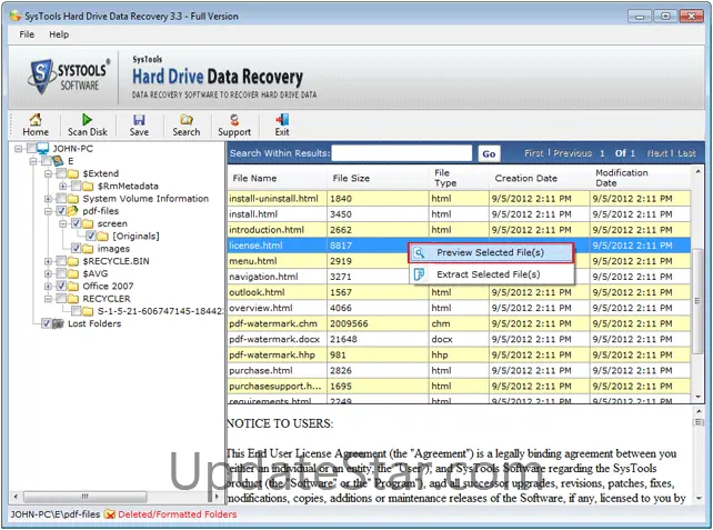 How To Get Files From Hard Drive 9.0