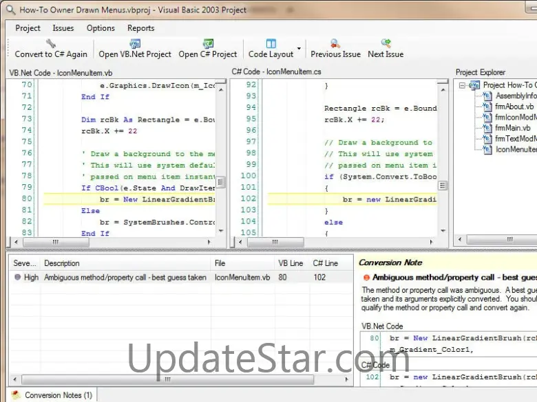 VB.Net to C# Converter 5.8