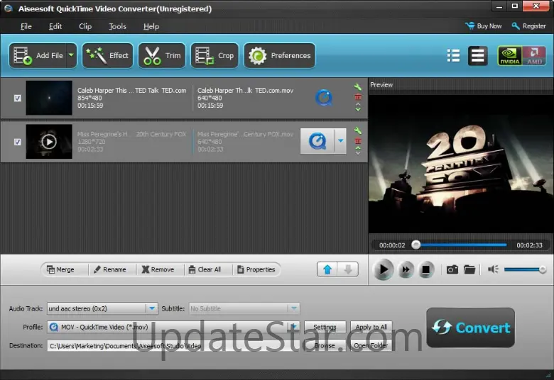 Aiseesoft QuickTime Video Converter 6.5.28