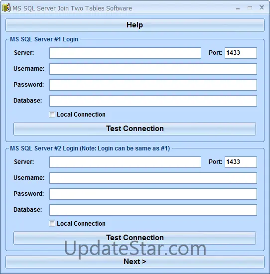 MS SQL Server Join Two Tables Software 7.0