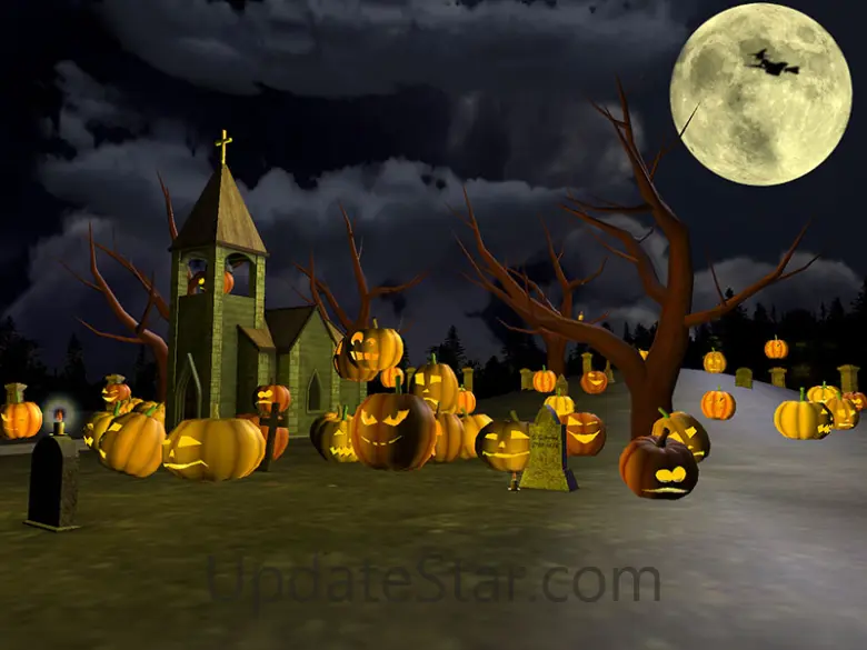 Halloween Graveyard 3D Screensaver 1.2