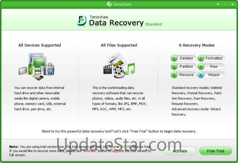Tenorshare Data Recovery Standard for Windows