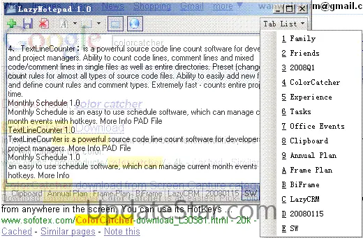 LazyNotepad