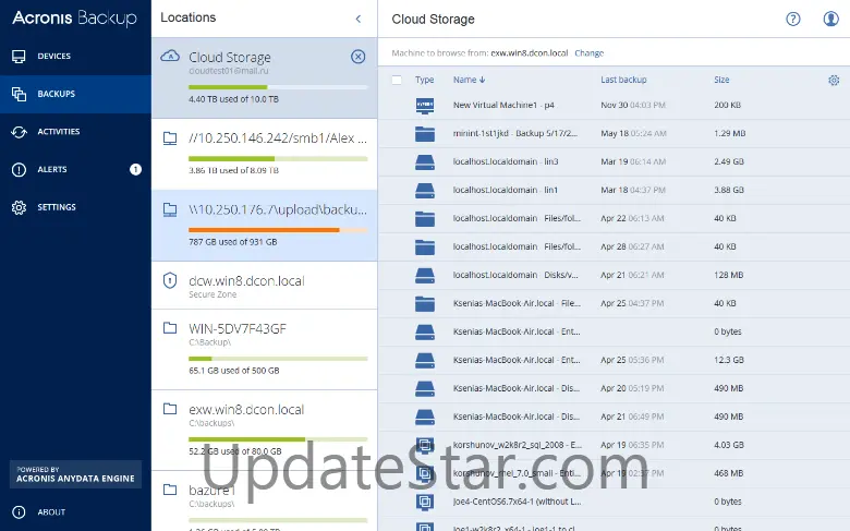 Acronis Cloud Storage 1.0