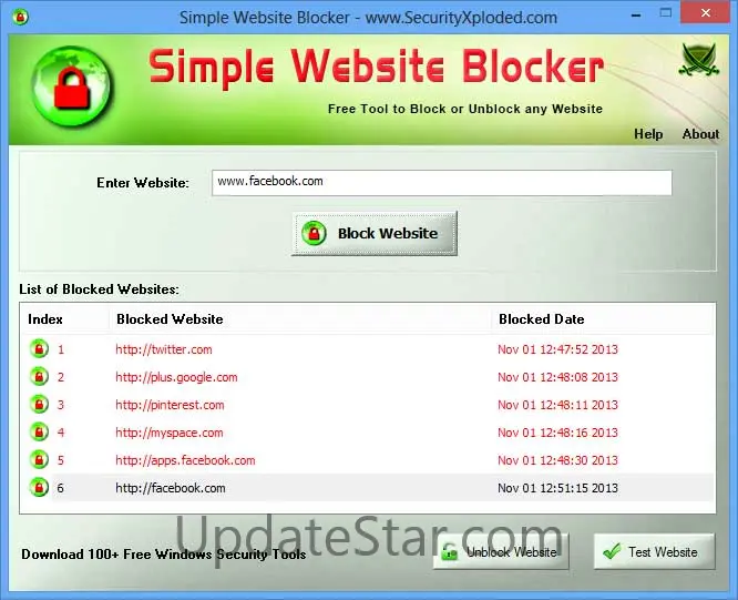 Simple Website Blocker 6.0