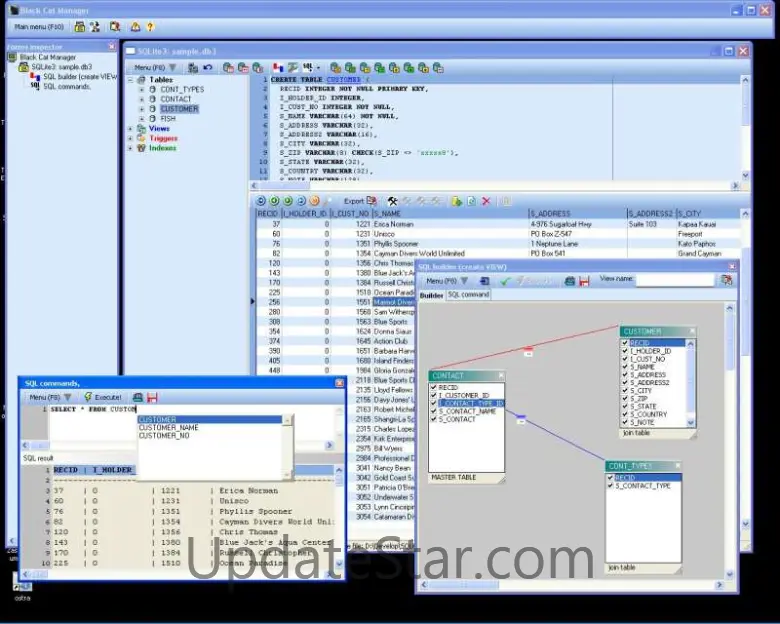 SQLite3 database manager 8.17