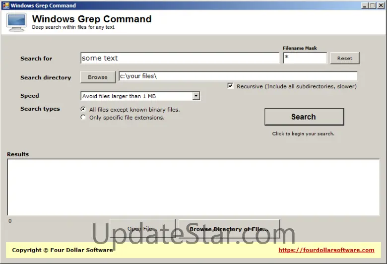 Grep Command for Windows 1.0