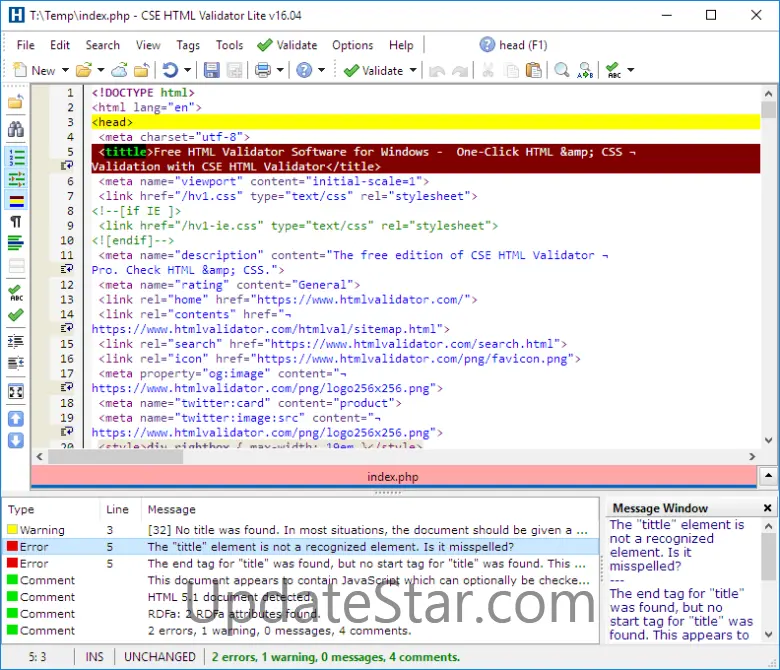 CSE HTML Validator Lite 16.05