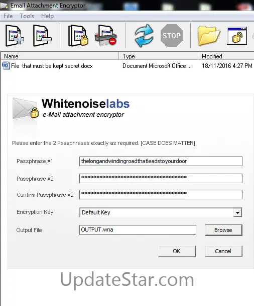 Whitenoise Strong Encryptor 3.0