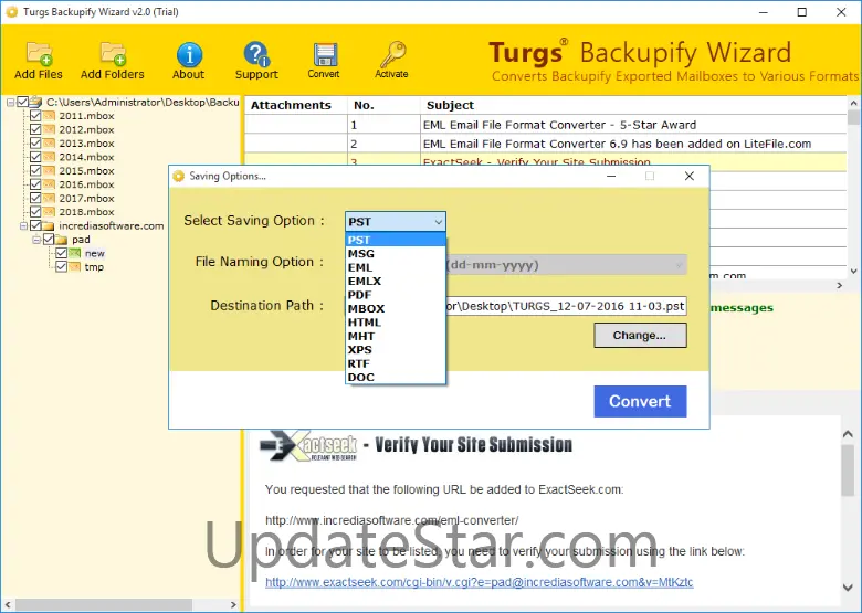 Turgs Backupify Wizard 2.0