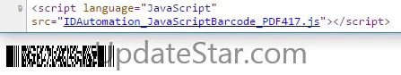 PDF417 SVG JavaScript Barcode Generator 17.1
