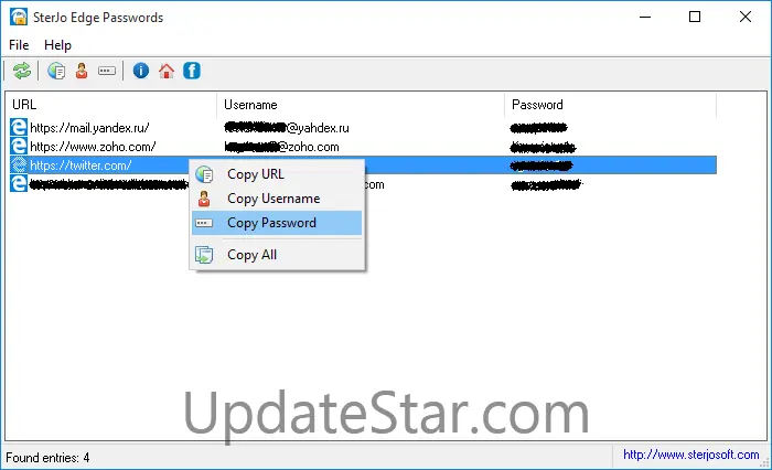 SterJo Edge Passwords 2.1