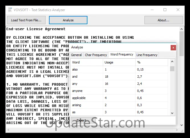 Text Statistics Analyzer 2.0