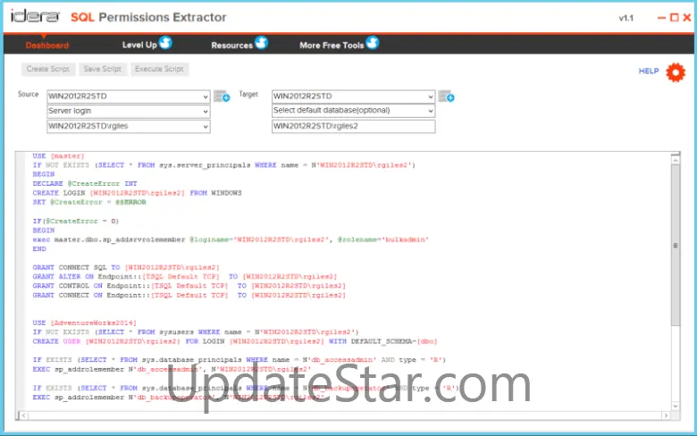 SQL Permissions Extractor 1.1.0.1