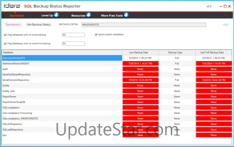 SQL Backup Status Reporter 1.1.0.1