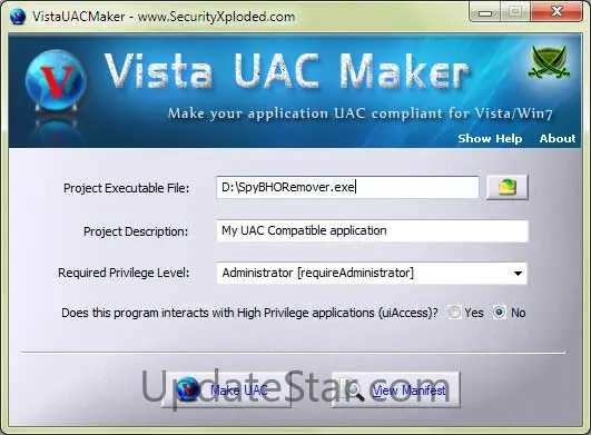 Vista UAC Maker 5.0