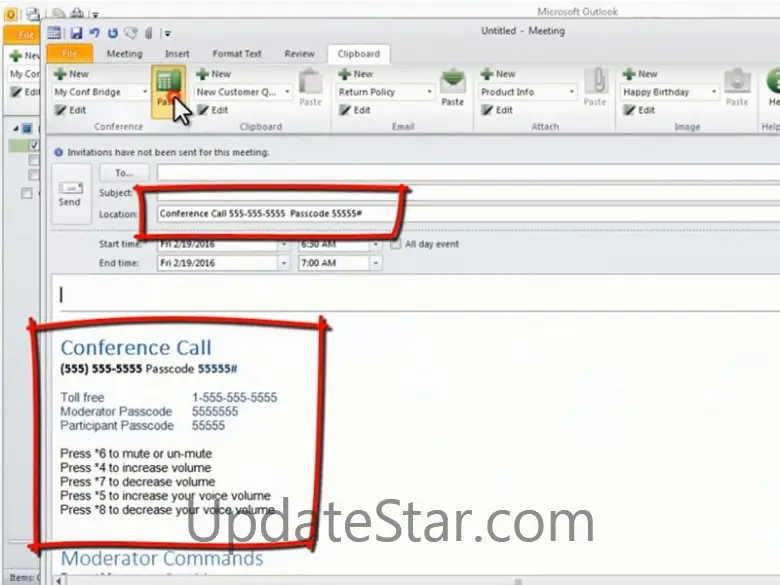 Clipboard for Microsoft Outlook 1.8