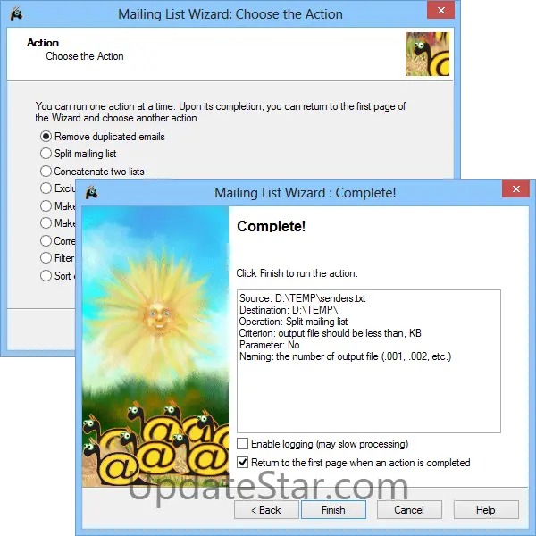 Mailing List Wizard 3.1