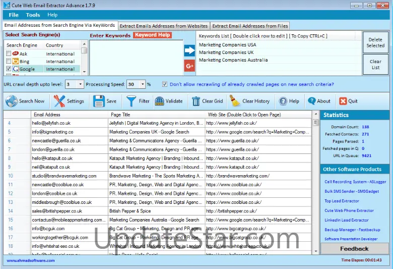 Cute Web Email Address Extractor 1.7.9