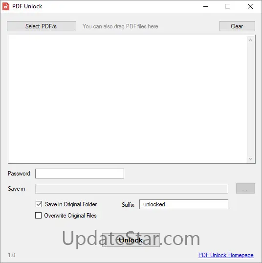 PDF Unlock 1.0